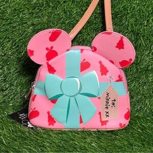 Minnie Mouse Christmas Ears Crossbody Bag Holiday Gifts Present Disney Mickey